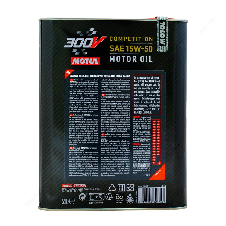 MOTUL 300V COMPETITION 15W-50