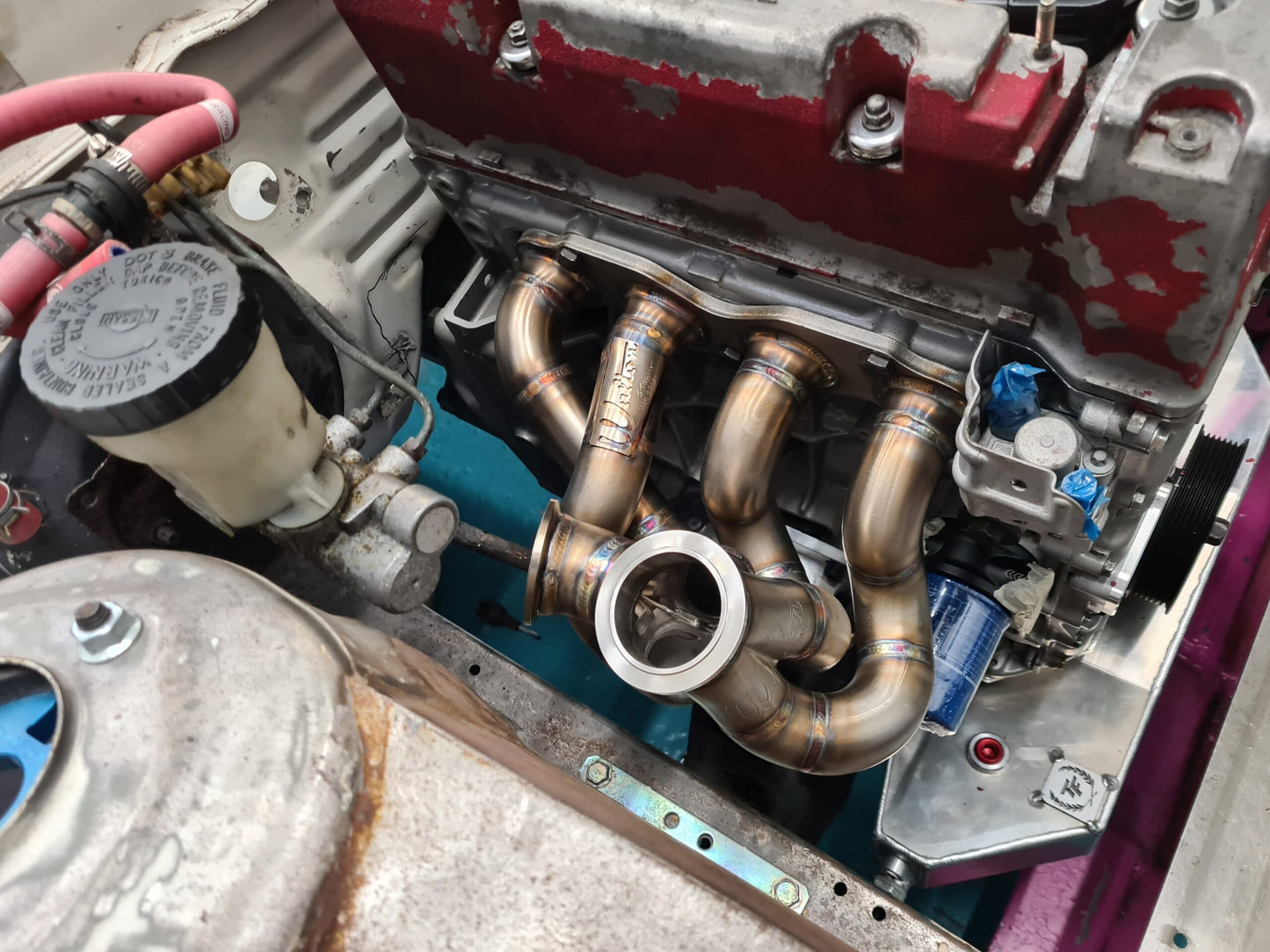 Walton Motorsport Honda K20/K24 RWD Conversion Exhaust Manifold