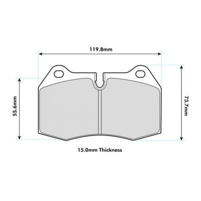PBS - Honda Integra DC5 Performance Brake Pads (Front) - 8071PR