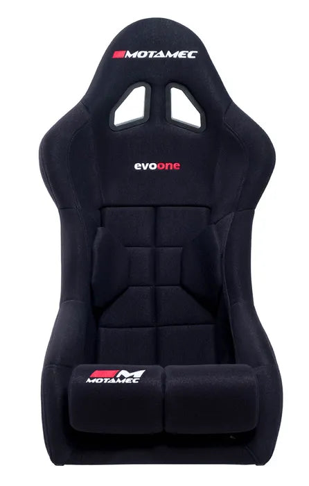 Motamec Racing Evo-One FIA Approved Race Seat Fiberglass Shell Side Mount BLACK