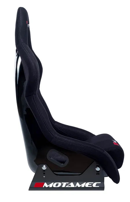 Motamec Racing Evo-One FIA Approved Race Seat Fiberglass Shell Side Mount BLACK