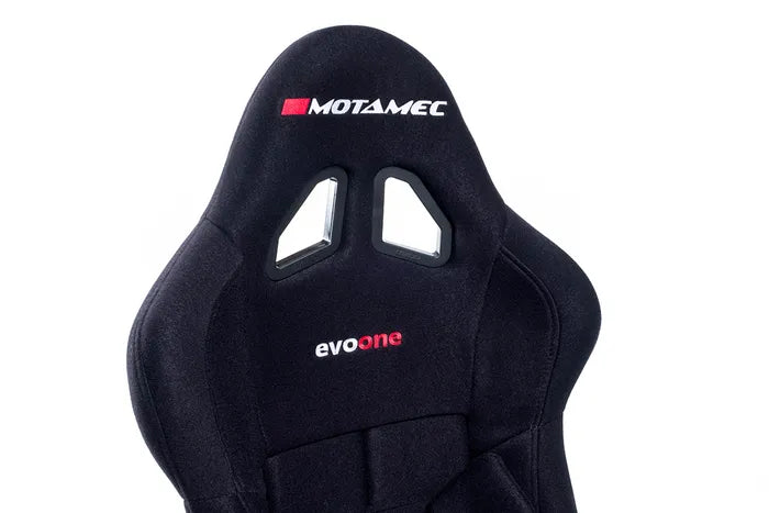 Motamec Racing Evo-One FIA Approved Race Seat Fiberglass Shell Side Mount BLACK