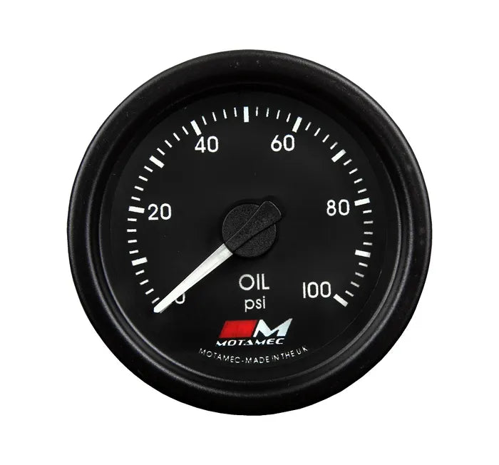 Motamec Electronic Oil Pressure Gauge 52mm - with Sensor