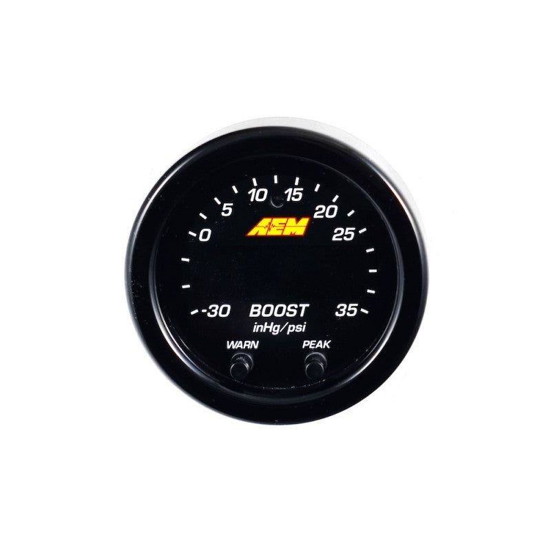 AEM X-Series Boost Pressure Gauge 35PSI / 2.5BAR