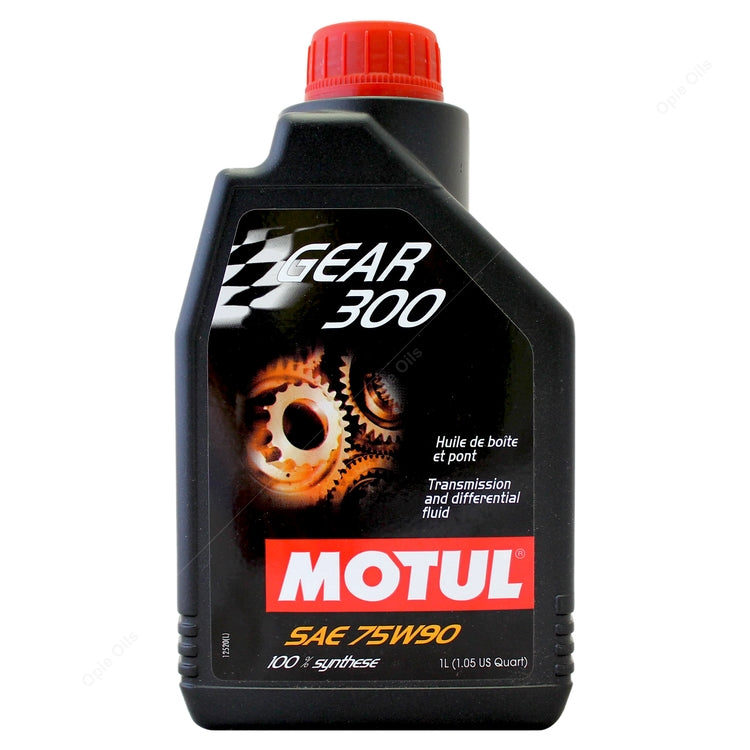 MOTUL GEAR 300 75W-90 SYNTHETIC GEAR TRANSMISSION OIL 1 LITRE