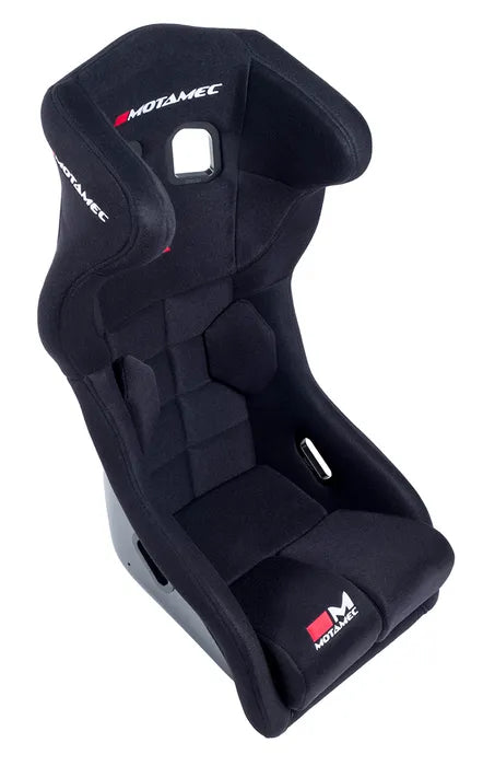 Motamec Racing GP1 FIA Approved Race Seat GRP Shell Side Mount BLACK HANS