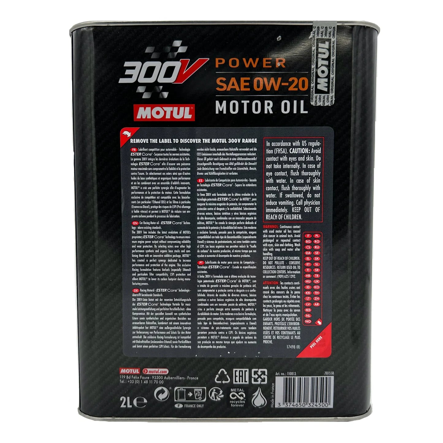 MOTUL 300V POWER 0W-20