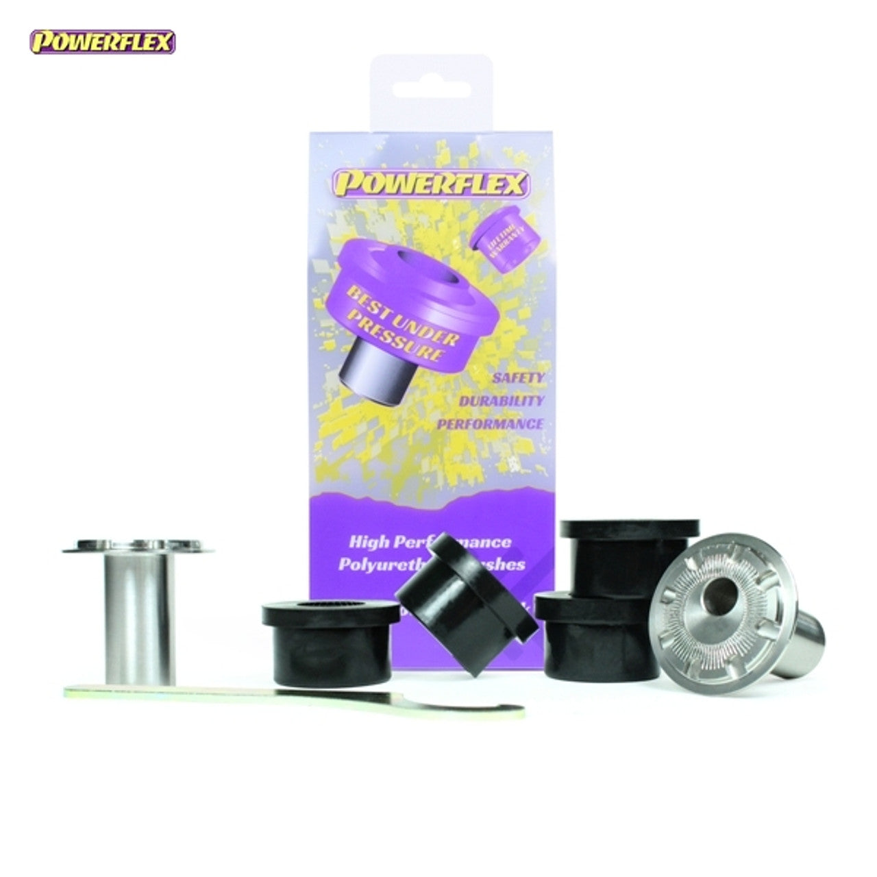 Powerflex - PFF25-302G - Front Arm Rear Bushes Camber Adjustable - Civic Mk7 EP/EU inc. Type-R (2001-2005)