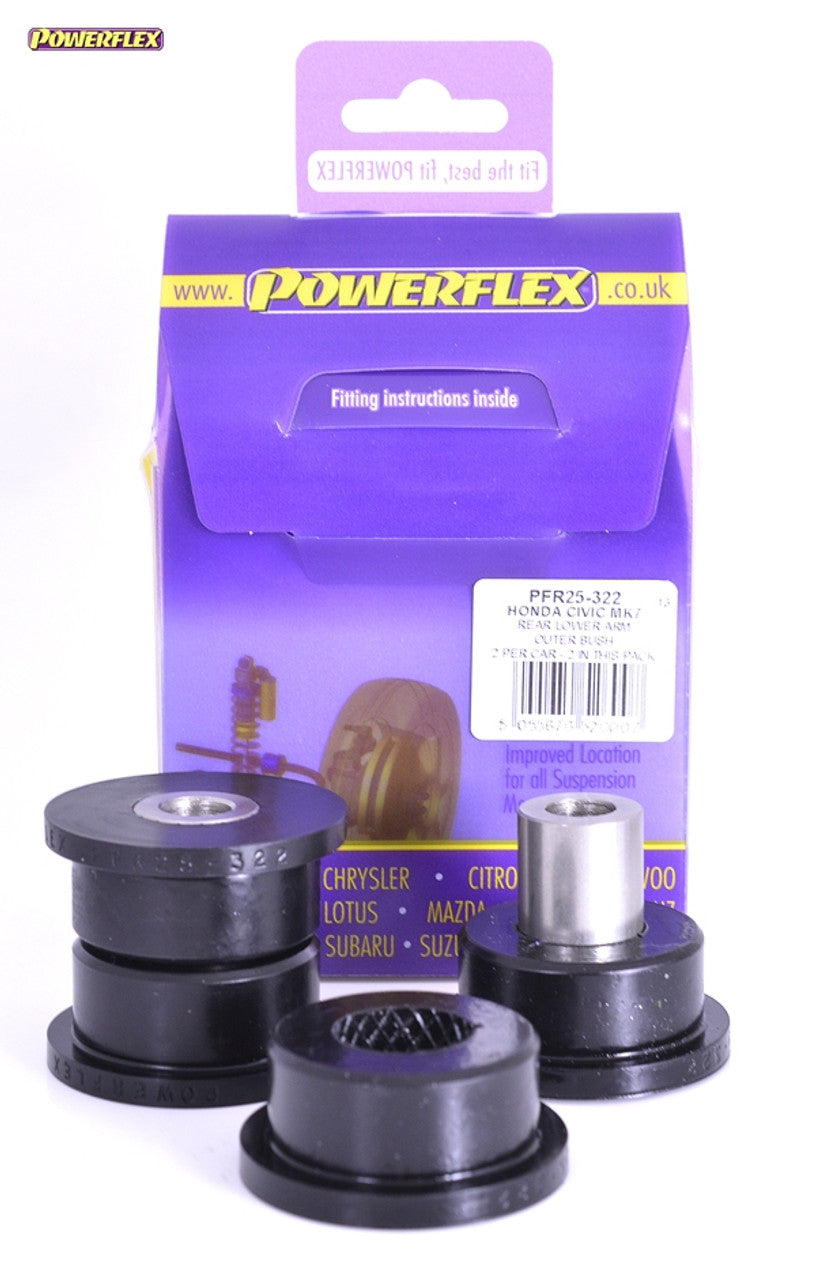 Powerflex - PFR25-322 - Rear Lower Arm Outer Front Bushes - Civic Mk7 EP/EU inc. Type-R (2001-2005)
