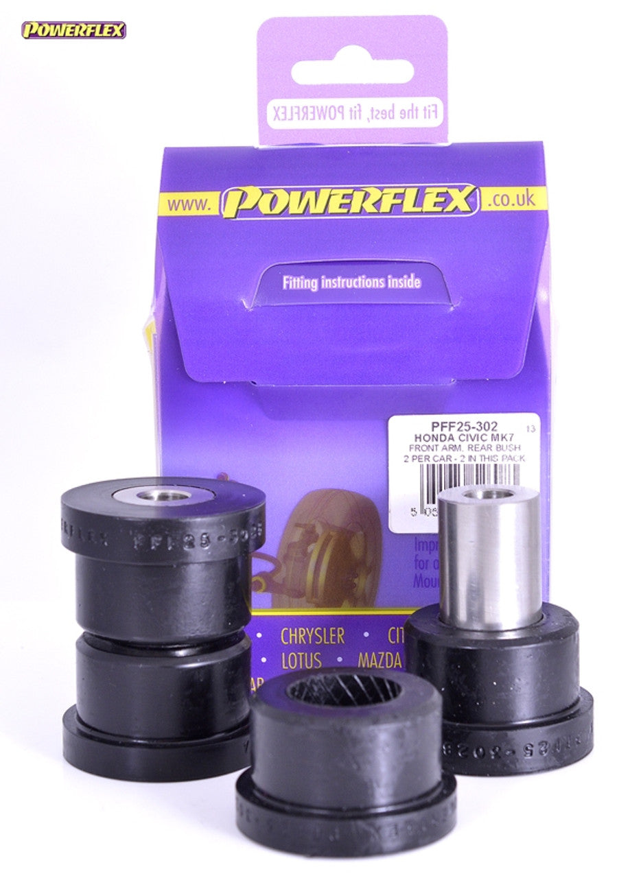 Powerflex PFF25-302 - Front Arm, Rear Bushes - Civic Mk7 EP/EU inc. Type-R EP3 (2001-2005)