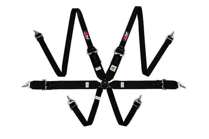 Motamec Racing 6 Point HANS Harness 2'' Alloy Adjusters FIA 8853-2016