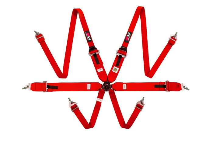 Motamec Racing 6 Point HANS Harness 2'' Alloy Adjusters FIA 8853-2016