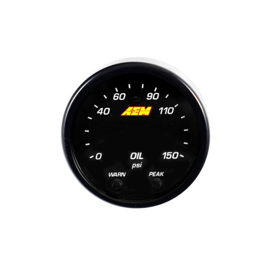 AEM X-Series Oil Pressure Gauge 150PSI / 10BAR
